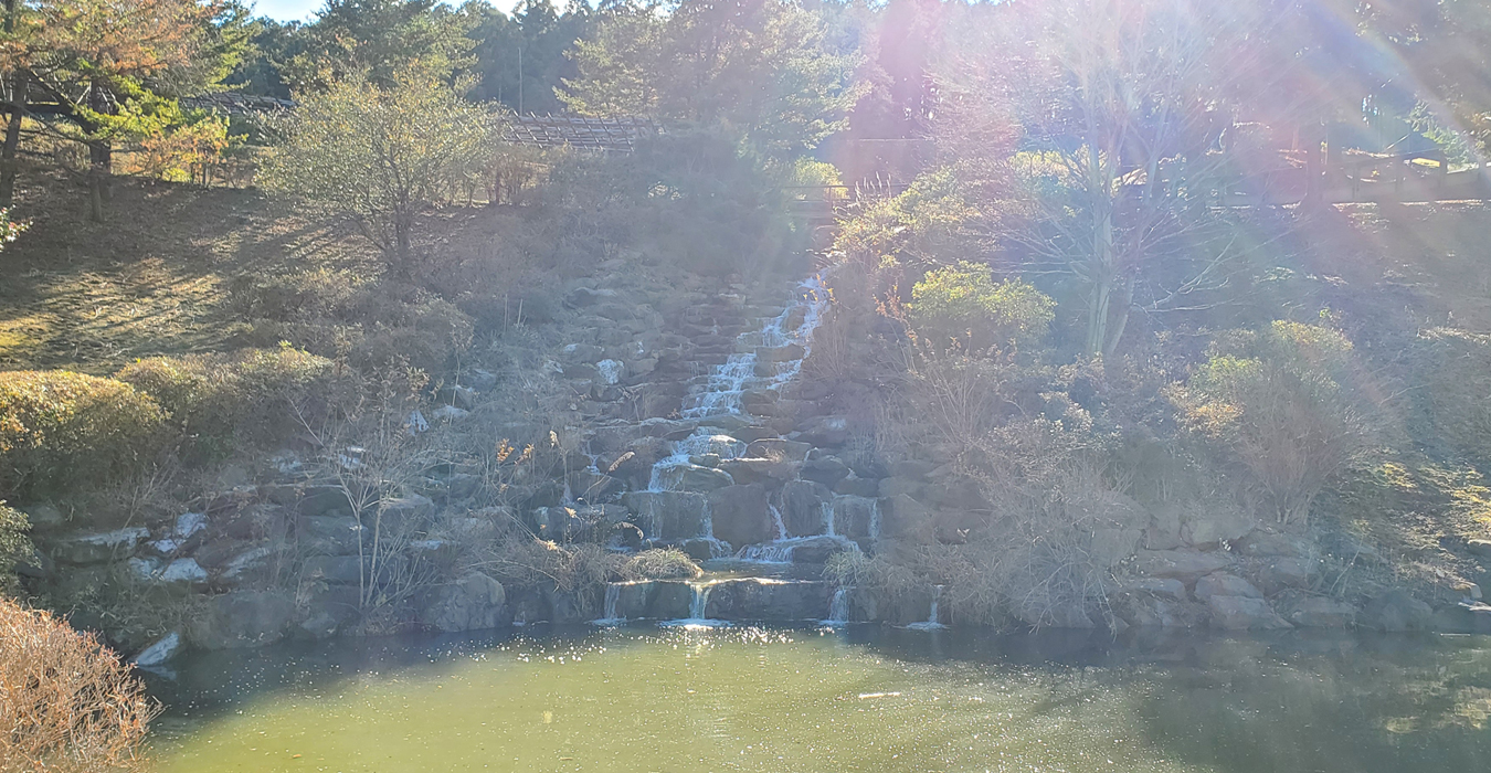 水の流れにオアシスを感じて