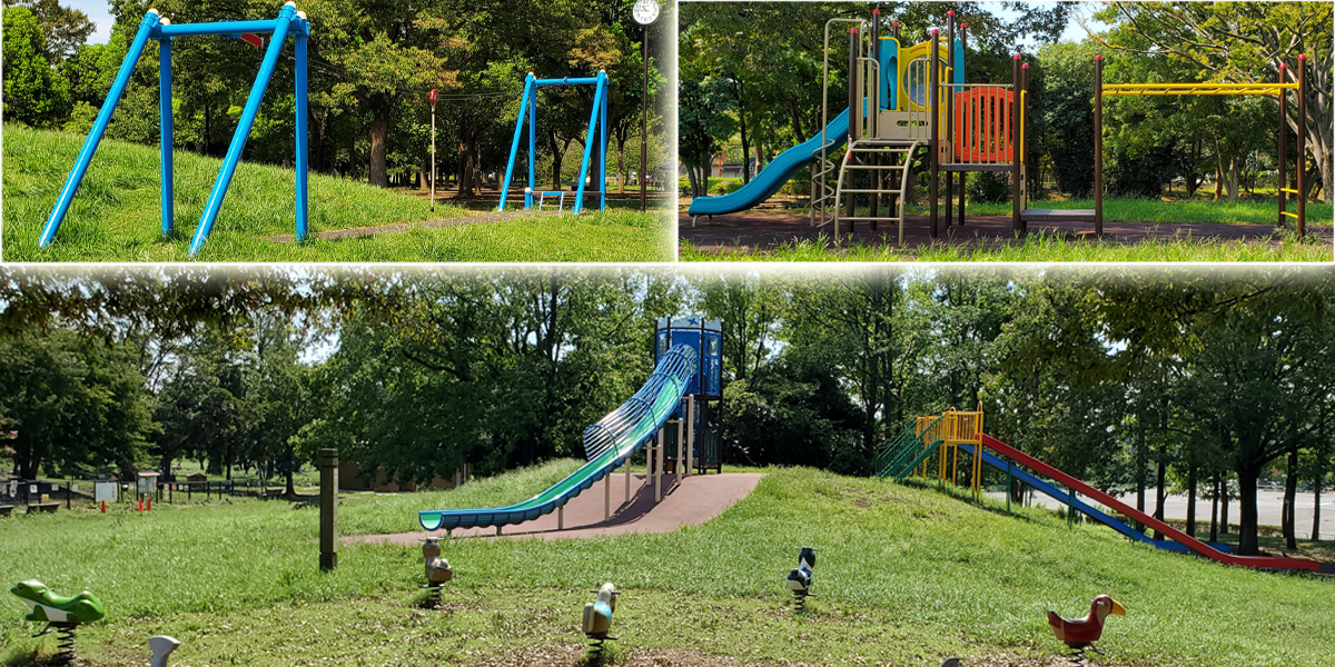 冒険広場滑り台遊具子供向けアスレチック